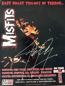Misfits East Coast Trilogy Of Terror 2013 Signed Poster