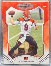Joe Burrow Football Patch Football Card