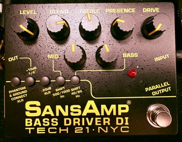 sansamp bass driver di tech 21 nyc
