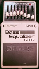 boss geb 7 bass equalizer pedal