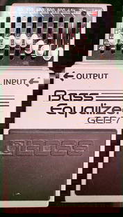 boss geb 7 bass equalizer pedal: boss geb 7 bass equalizer pedal provides precise tonal control for bass guitar features seven band eq ranging from 50hz to 10khz ideal for shaping sound and eliminating unwanted frequencies perfect fo