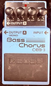 boss ceb 3 bass chorus pedal