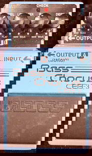 boss ceb 3 bass chorus pedal: boss ceb 3 bass chorus pedal delivers rich chorus effects designed for bass guitar featuring controls for level low filter rate and depth provides clear and warm modulation without sacrificing low end