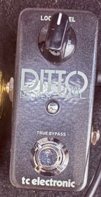 tc electronic ditto looper true bypass pedal