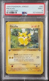 First Edition 1999 Pikachu Pokemon Card