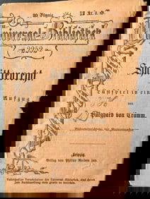German Booklet “Schlittenrecht” by Burghard von Cramm