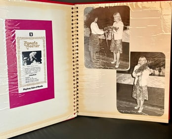 Vintage Photo Album of Singer & Model Pamela Feener