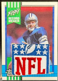 1989 Record Breaker NFL Patch – Dallas Cowboys Quarterback
