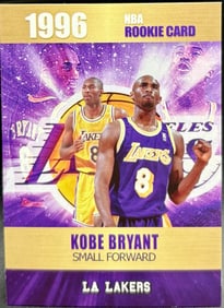 Kobe Bryant 1996 NBA Rookie Card – LA Lakers