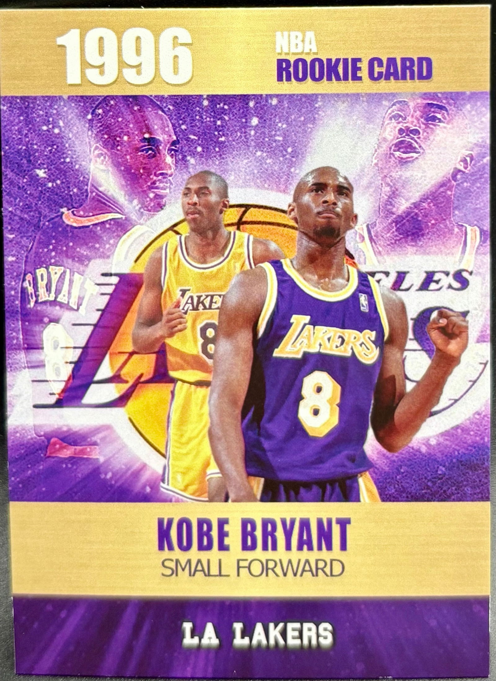 Kobe Bryant 1996 NBA Rookie Card – LA Lakers (1 of 2)