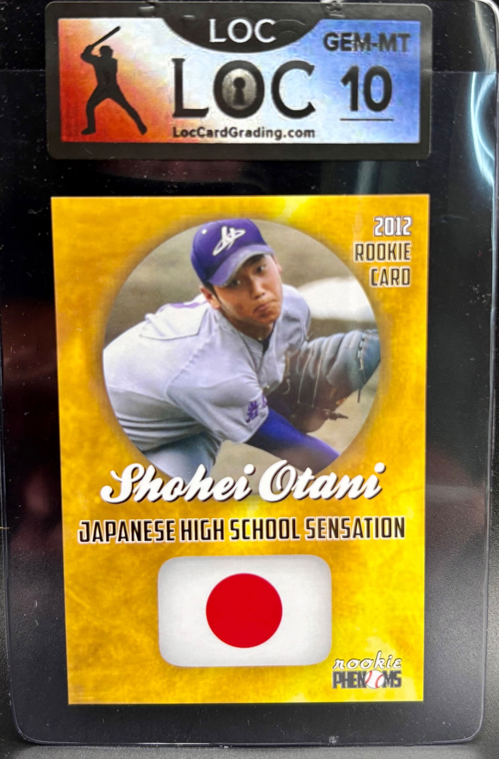 Shohei Otani 2012 Rookie Card - LOC GEM-MT 10 (1 of 2)