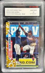 2020 Topps Series 2 Braves New World Gold Stars Parallel #538