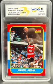 Michael Jordan 1996-97 Fleer Decade of Excellence #4 GEM MINT 10