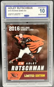 Adley Rutschman 2016 Rookie Gems #35 College Rookie Card GEM MINT 10