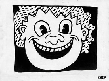 Keith Haring Oil Painting