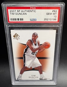 Tim Duncan 2007 SP Authentic