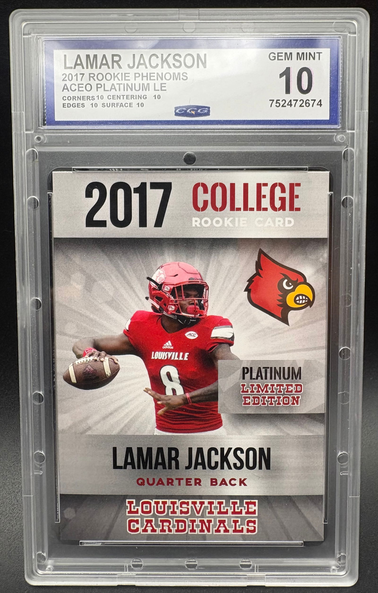 Lamar Jackson Card (1 of 1)