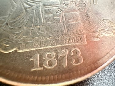 1873 United States Trade Dollar 420 Grains .900 Fine Silver Coin