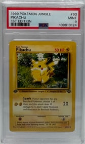 First Edition 1999 Pikachu Pokemon Card