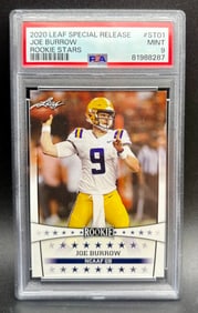 Joe Burrow 2020 Leaf Special Release Rookie Stars Card