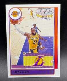 LeBron James Patch Basketball Card