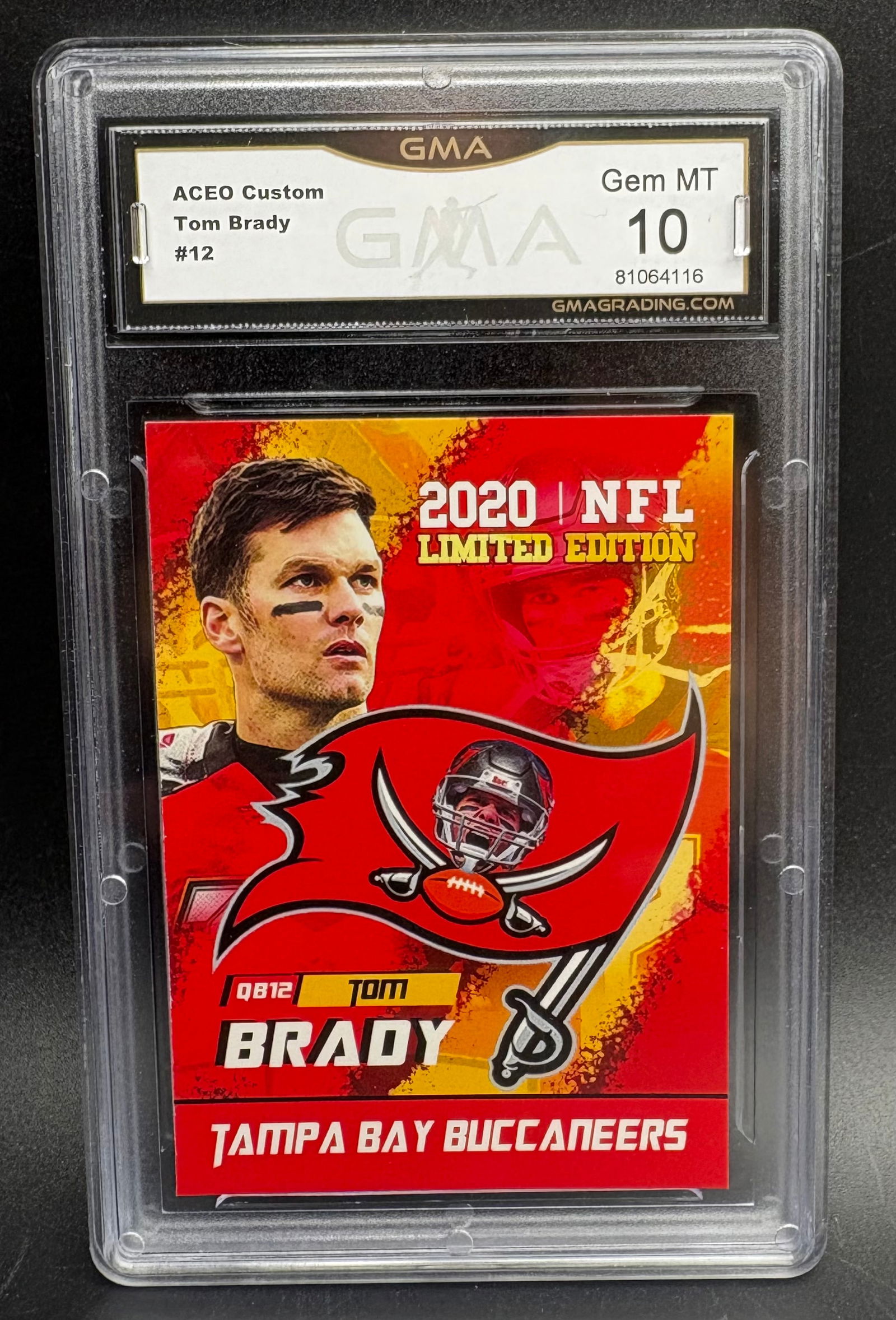 Tom Brady Tampa Bay Buccaneers Football Card (1 of 2)