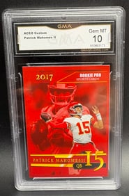 Patrick Mahomes II Kansas City Chiefs Football Card