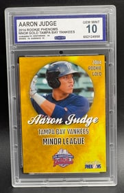 Aaron Judge Tampa Bay Yankees Baseball Card – 2014 Rookie Gold