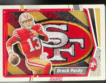 Brock Purdy Patch Football Card