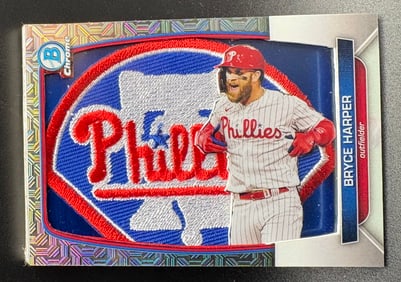 Bryce Harper Patch Baseball Card