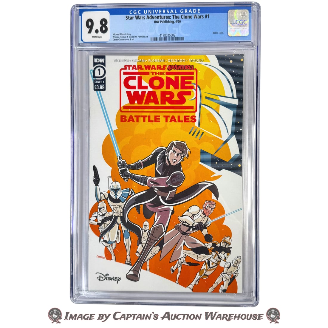 STAR WARS: THE CLONE WARS  Battle Tales #1 CGC 9.8 (1 of 2)