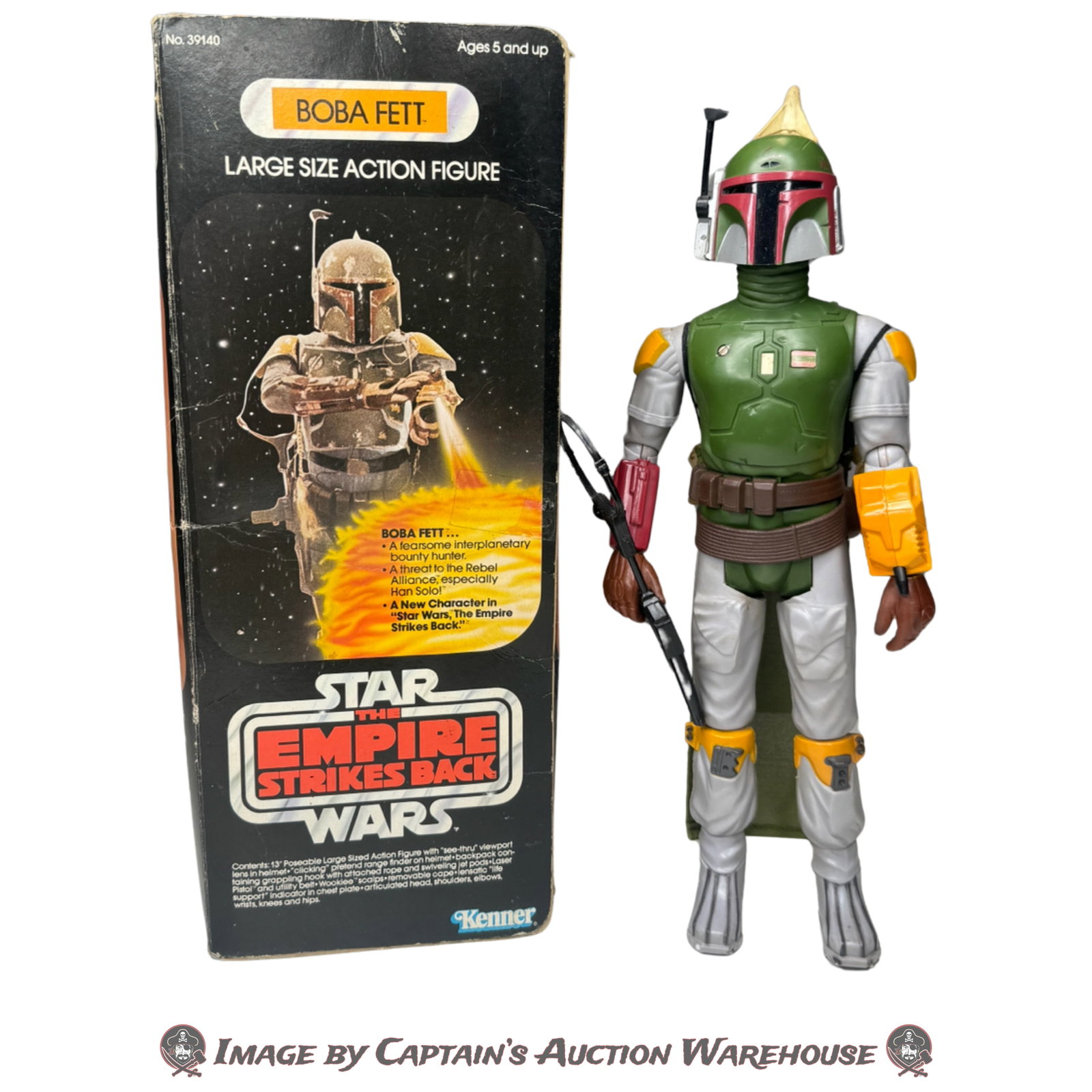 STAR WARS: EMPIRE STRIKES BACK BOBA FETT KENNER 1980 12" FIGURE (1 of 10)