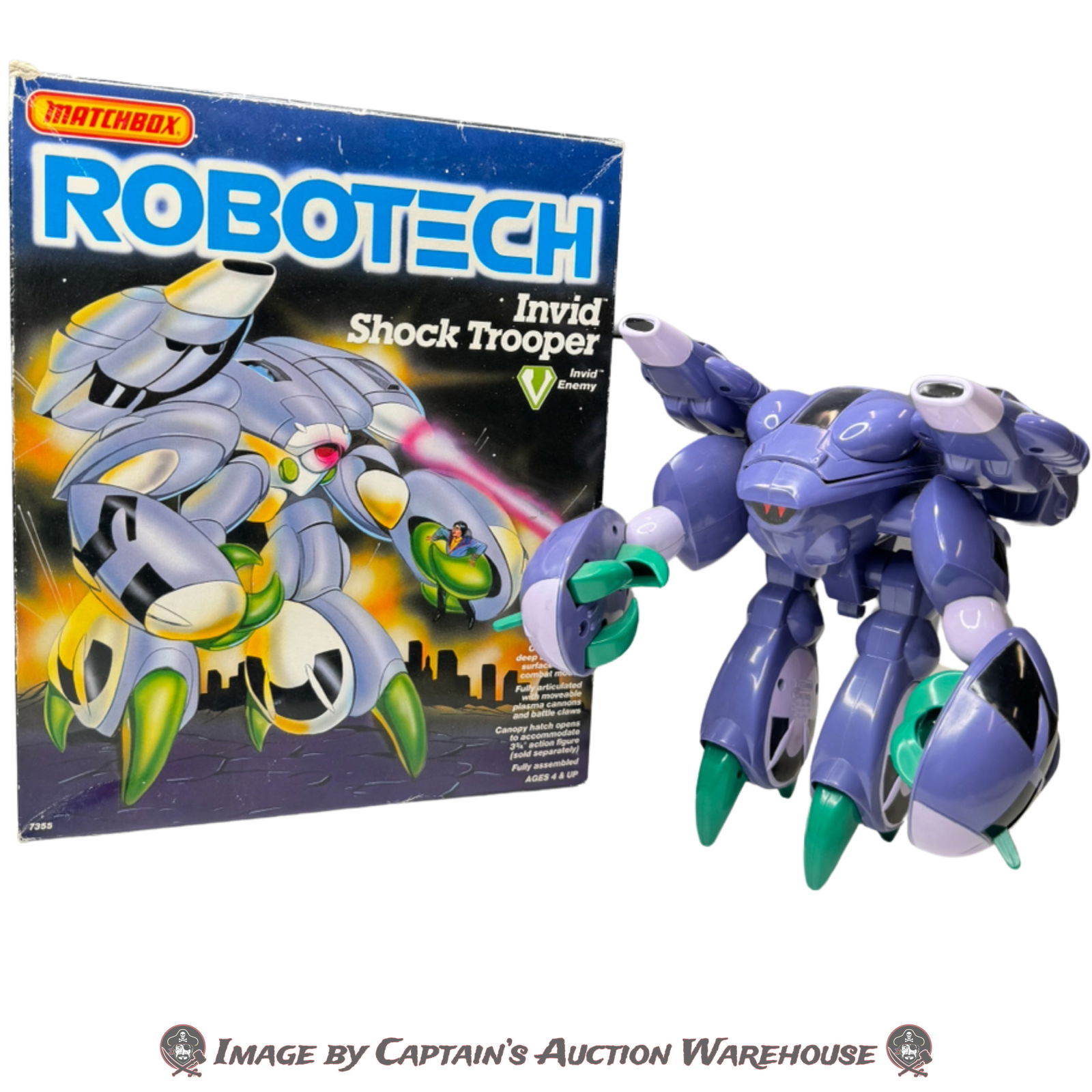 MATCHBOX ROBOTECH INVID SHOCK TROOPER 1985 (1 of 9)