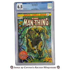 THE MAN-THING #1 1974 CGC GRADED 6.5 MARVEL COMIC BOOK (1 of 2)