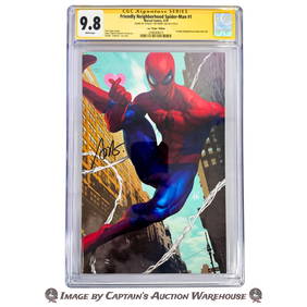 FRIENDLY NEIGHBORHOOD SPIDER-MAN #1 2019 CGC GRADED MARVEL COMIC SIGNED BY ARTIST (1 of 2)