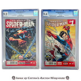 SUPERIOR SPIDER-MAN & AMAZING SPIDER-MAN CGC GRADED MARVEL COMIC BOOKS (1 of 2)