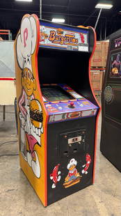 BURGERTIME CLASSIC UPRIGHT ARCADE GAME MIDWAY: CONDITION AS SHOWN IN PICTURES. Notes: