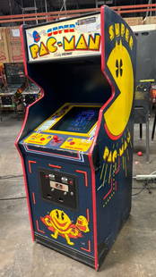SUPER PAC-MAN UPRIGHT CLASSIC ARCADE GAME BALLY MIDWAY: CONDITION AS SHOWN IN PICTURES. Notes: