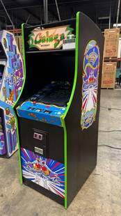 GALAGA CLASSIC UPRIGHT ARCADE GAME BALLY MIDWAY: CONDITION AS SHOWN IN PICTURES. Notes: LCD RETROFIT MONITOR