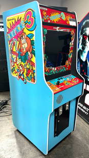 DONKEY KONG 3 CLASSIC UPRIGHT ARCADE GAME NINTENDO: CONDITION AS SHOWN IN PICTURES. Notes: