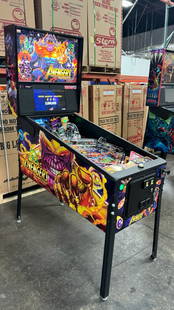 THE AVENGERS INFINITY QUEST PREMIUM MODEL PINBALL MACHINE STERN: CONDITION AS SHOWN IN PICTURES. Notes: