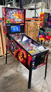 VENOM PREMIUM EDITION PINBALL MACHINE STERN INC. LIKE NEW CONDITION: CONDITION AS SHOWN IN PICTURES. Notes:
