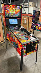FOO FIGHTERS PREMIUM MODEL PINBALL MACHINE STERN: CONDITION AS SHOWN IN PICTURES. Notes: