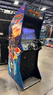 HYDRO THUNDER UPRIGHT BOAT RACING ARCADE GAME MIDWAY #1: CONDITION AS SHOWN IN PICTURES. Notes: