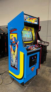 SUPERMAN UPRIGHT TAITO STYLE ARCADE GAME: CONDITION AS SHOWN IN PICTURES. Notes: