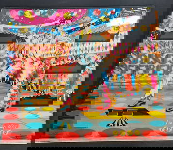 DISCO FEVER PINBALL BACK GLASS WILLIAMS: CONDITION AS SHOWN IN PICTURES. Notes: