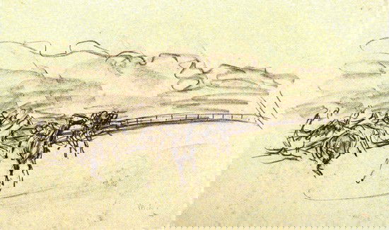 Max Liebermann, German Art: Max Liebermann, German Art, 1847 - 1935, Riders and Horses, Lithograph, 23x38cm, Signed with the initials.