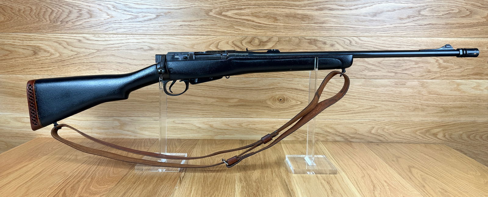 Enfield 1943 303 British Rifle: Used 1943 Enfield 303 British Rifle. Modified furniture showing normal wear for age. The gun is mechanically sound and clean. Please inquire with any questions before bidding. Ships to licensed FFL on