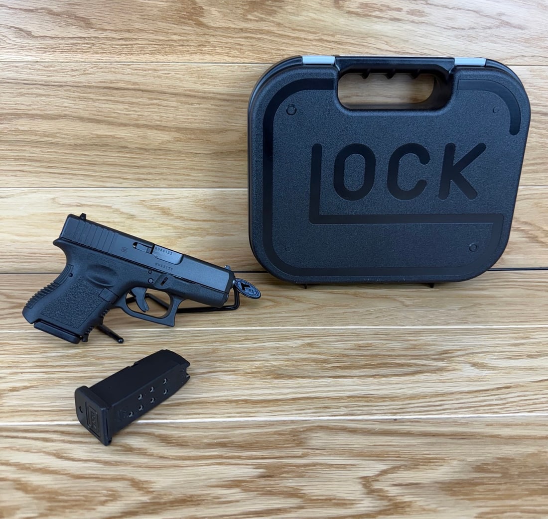 NEW - GLOCK 26 Gen 3 Pistol: Similar in size and weight to the small-frame snub-nose revolvers it has replaced, the GLOCK 26 fires the popular 9 mm Luger cartridge with minimum recoil and more on-target accuracy at a fast rate of