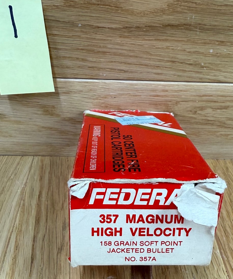Federal .357 Magnum High Velocity 158 Grain Soft Point #1 (1 of 2)